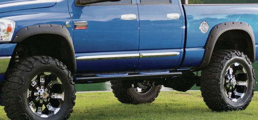 02-08 Ram 1500 03-09 Ram 2500 3500 Pocket Bolt Rivet Fender Flares 4pcs